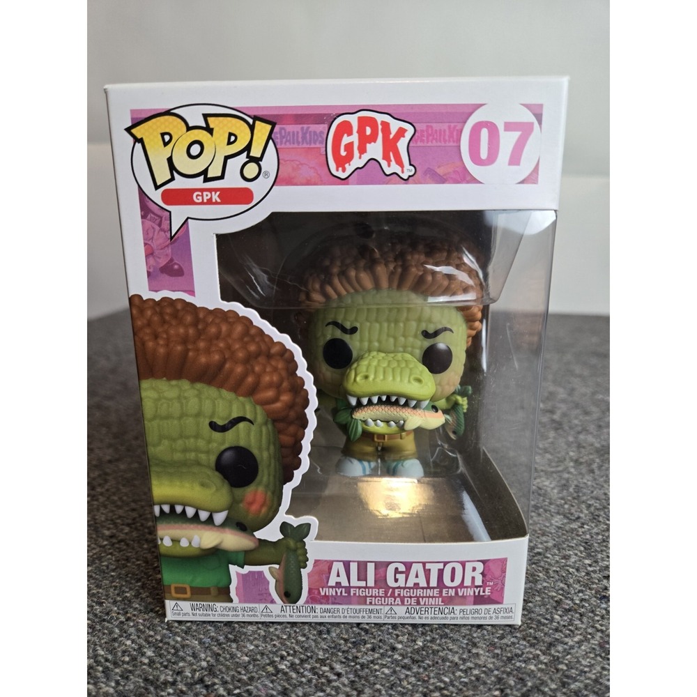 Funko Pop Ali Gator Garbage Pail Kids Gpk #07 Topps Trading Cards 80's Retro Nib